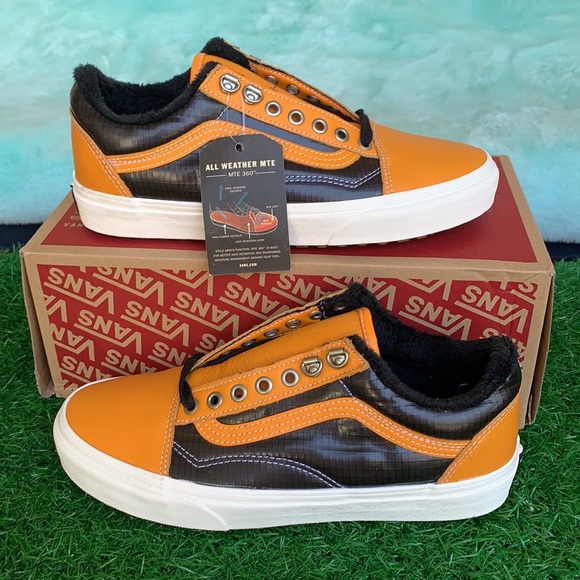 VANS OLD SKOOL MTE APRICOT/BLACK WMNS - Picture 6 of 17